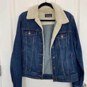 Articles of Society Denim Jacket with Sherpa